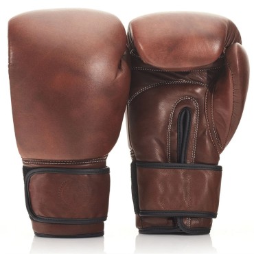 Vintage Brown Leather Boxing Gloves