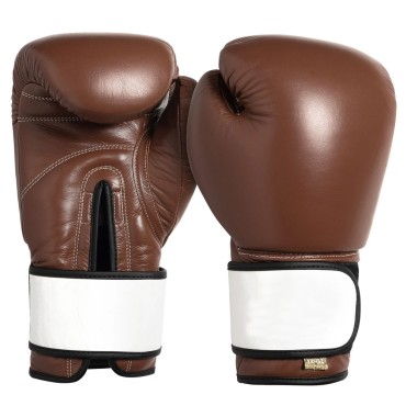 Brown Buffalo Leather Boxing Gloves