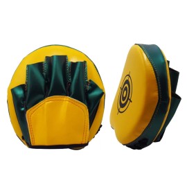 Mini Curved Focus Mitts Yellow