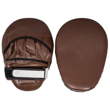 Brown Leather Focus Mitts