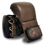 Real Leather Brown Vintage MMA Gloves