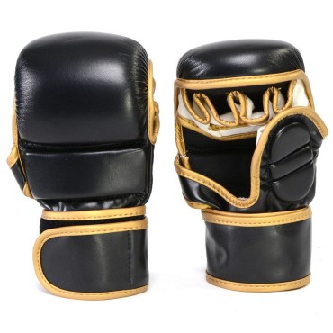 MMA Hybrid Sparring Gloves  Blk & Copper