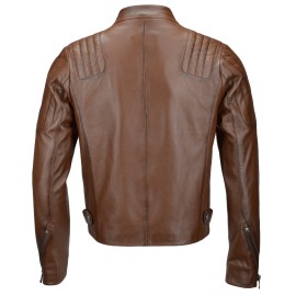 Mens Side Zip Leather Biker Jackets