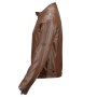 Mens Side Zip Leather Biker Jackets