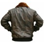 Mens Distressed Brown G1 Aviator A2 Bomber Leather Jacket