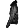  Mens Winter Black Leather Jacket