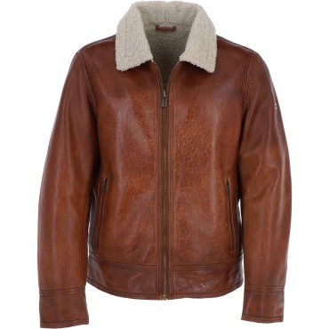  Mens Winter Nappa Leather Jacket With Lining