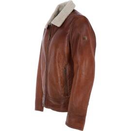  Mens Winter Nappa Leather Jacket With Lining